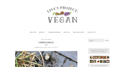 Desktop Screenshot of lisasprojectvegan.com